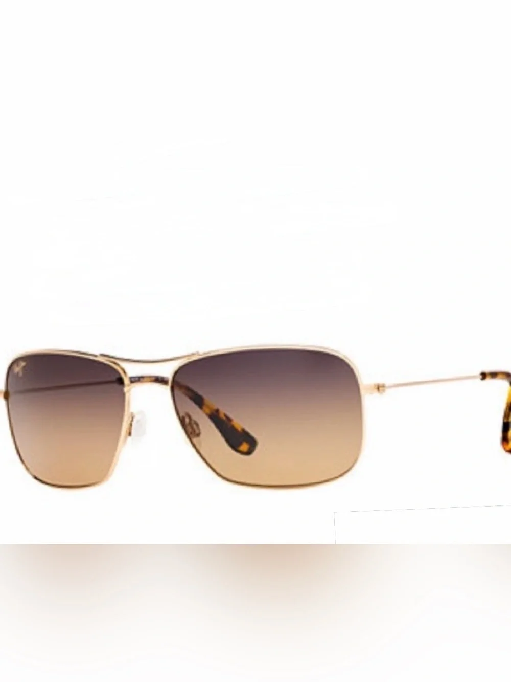 Maui Jim wiki Wiki Gold Frame Aviator Sunglasses
